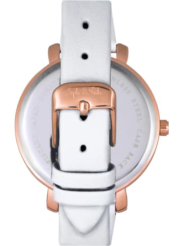 Sophie & Freda Kwartshorloge "Key West" wit/roségoudkleurig