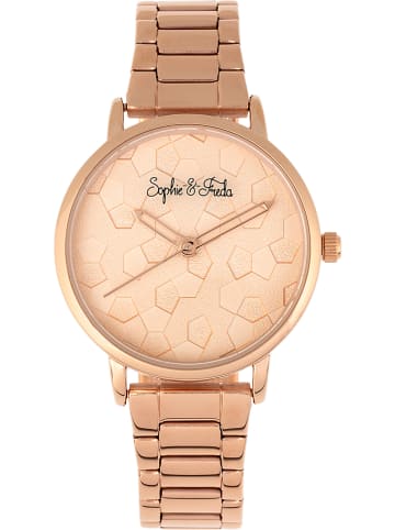 Sophie & Freda Zegarek kwarcowy "Breckenridge" w kolorze różowozłotym