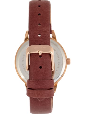 Sophie & Freda Zegarek kwarcowy "Vancouver" w kolorze złoto-brązowym