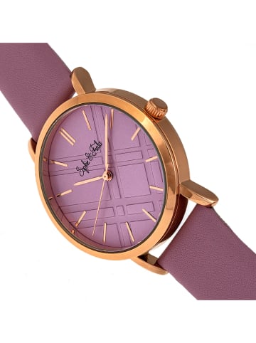 Sophie & Freda Kwartshorloge "Budapest" roségoudkleurig/roze