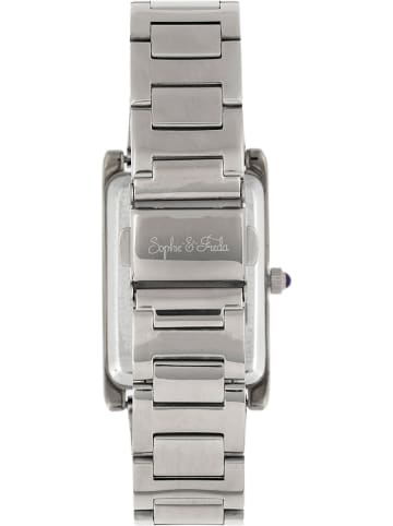 Sophie & Freda Quarzuhr "Wilmington" in Silber/ Schwarz