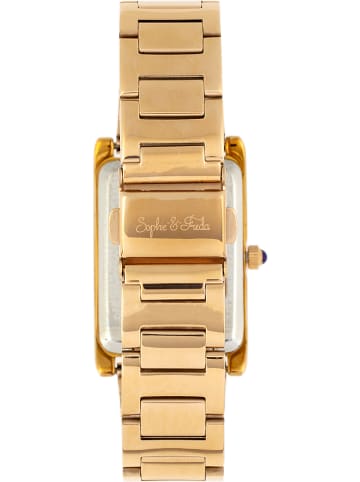 Sophie & Freda Quarzuhr "Wilmington" in Gold/ Weiß