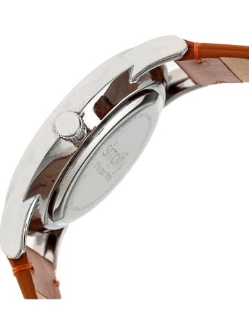 Simplify Quarzuhr "The 5100" in Braun/ Silber/ Weiß