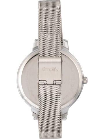 Simplify Quarzuhr "The 5800" in Silber/ Weiß
