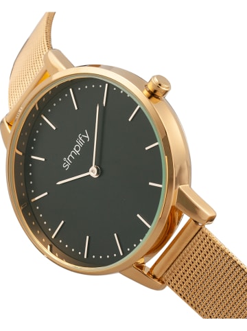 Simplify Quarzuhr "The 5800" in Gold/ Schwarz