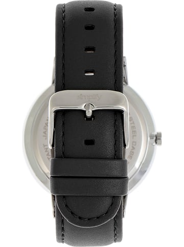 Simplify Quarzuhr "The 6500" in Schwarz/ Silber