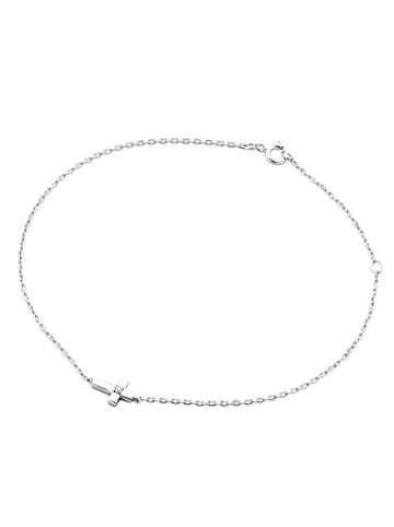 Diamant Exquis Witgouden armband met sierelement