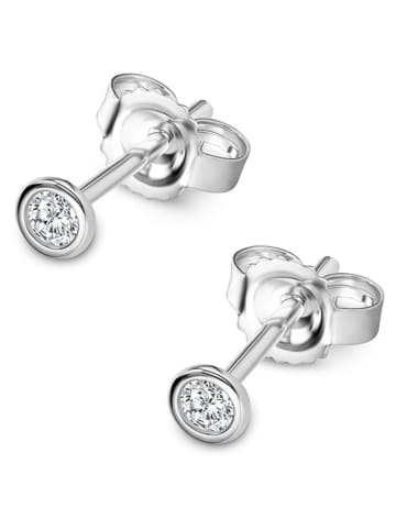 Revoni Weißgold-Ohrstecker mit Diamanten