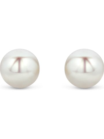 Revoni Złote kolczyki-wkrętki z perłami