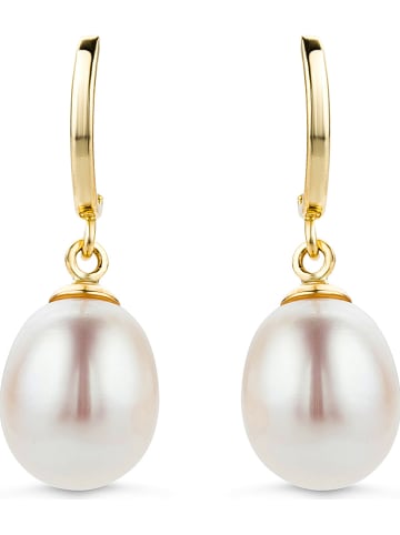 Revoni Gouden oorstekers met zoetwaterkweekparels