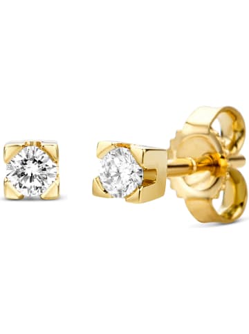 Diamant Exquis Gouden oorstekers met diamanten