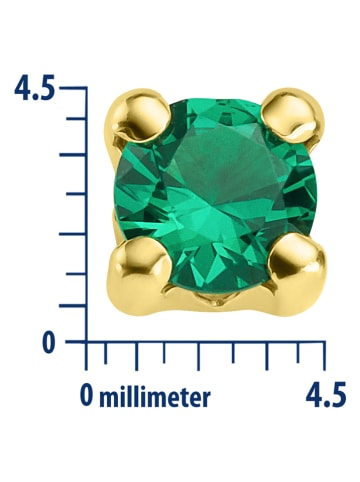 Revoni Gold-Ohrstecker mit Edelsteinen