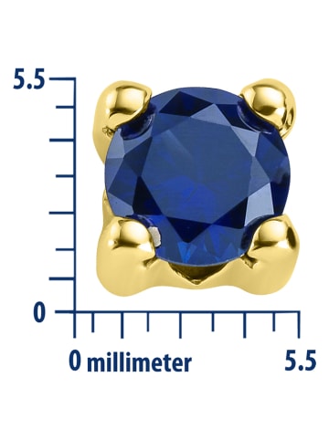 Diamant Exquis Gouden oorstekers met edelstenen