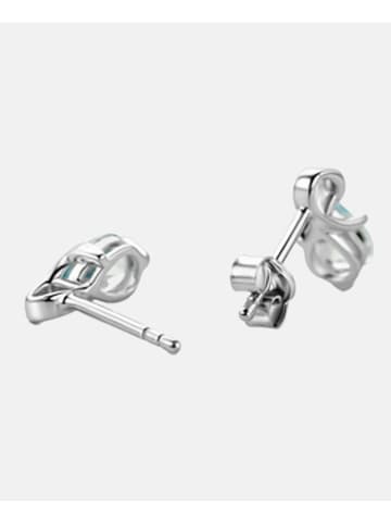 Revoni Złote kolczyki-wkrętki z cyrkoniami