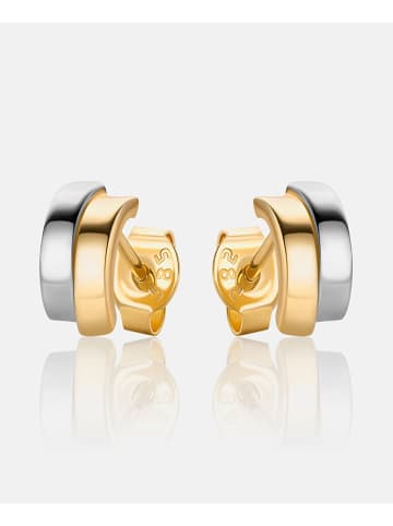 Revoni Gold/ Weißgold-Ohrstecker