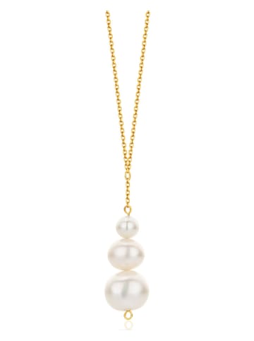 Diamant Exquis Gold-Halskette mit Anhänger - (L)45 cm