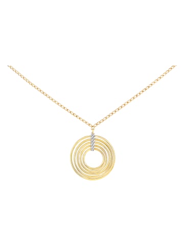 Revoni Gouden ketting met diamanten hanger - (L)42 cm