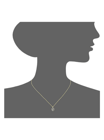 Revoni Gouden ketting met hanger - (L)42 cm