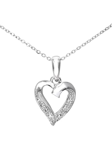 Revoni Witgouden ketting met diamanten - (L)46 cm