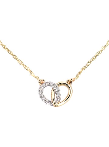 Revoni Gold-Halskette mit Diamanten - (L)42 cm