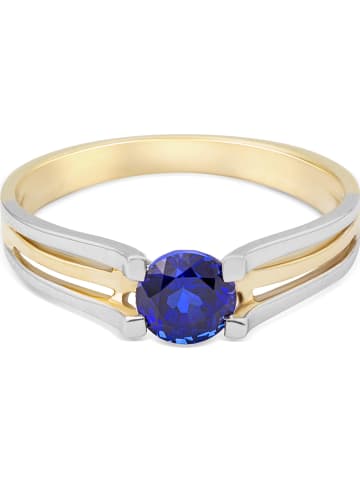 Revoni Złoty pierścionek z szafirem