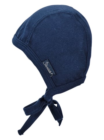 Sterntaler Bindemütze in Dunkelblau