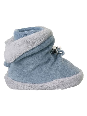 Sterntaler® Hausschuhe in Hellblau/ Weiß