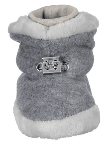 Sterntaler® Hausschuhe in Grau/ Weiß