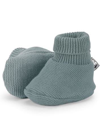 Sterntaler® Strick-Hausschuhe in Blau