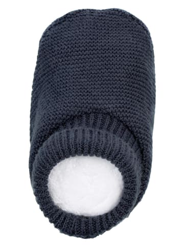 Sterntaler® Strick-Hausschuhe in Dunkelblau