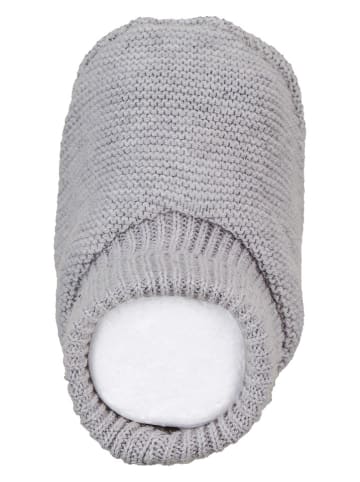 Sterntaler Strick-Hausschuhe in Grau