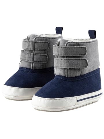 Sterntaler® Stiefel in Dunkelblau/ Grau
