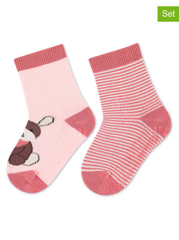 Sterntaler 2er-Set: ABS-Socken in Rosa