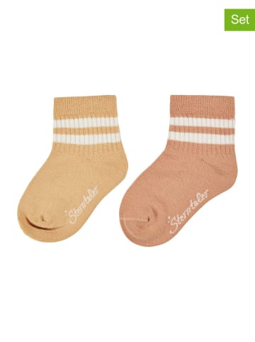 Sterntaler® 2er-Set: Baby-Socken in Hellbraun