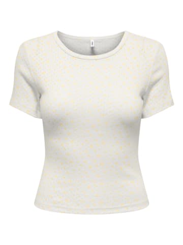 ONLY Shirt crème/geel