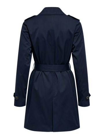 ONLY Trenchcoat donkerblauw