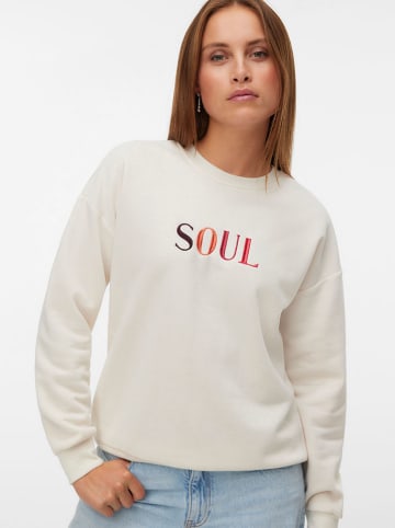 Vero Moda Sweatshirt in Creme