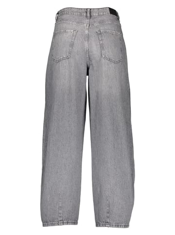 JDY Dżinsy "Susie" - Barrel fit - w kolorze szarym