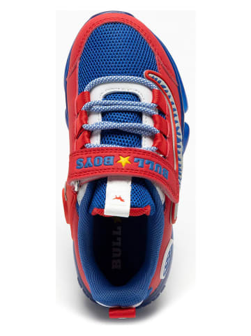 Bull Boys Sneakersy "T-Rex Scarpa" w kolorze niebiesko-czerwonym