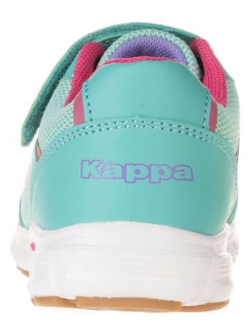 Kappa Sneakers in Türkis/ Pink