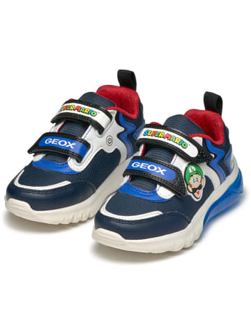 Geox Sneakersy "Ciberdron" w kolorze granatowo-niebieskim