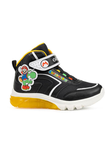 Geox Sneakers "Ciberdron" zwart/geel
