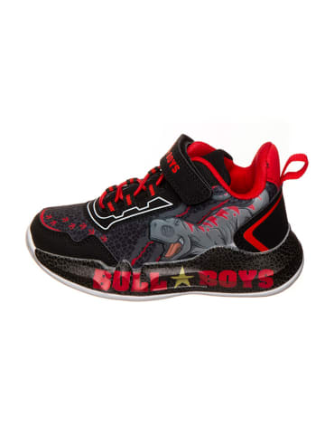 Bull Boys Sneakers "T-Rex" zwart/rood