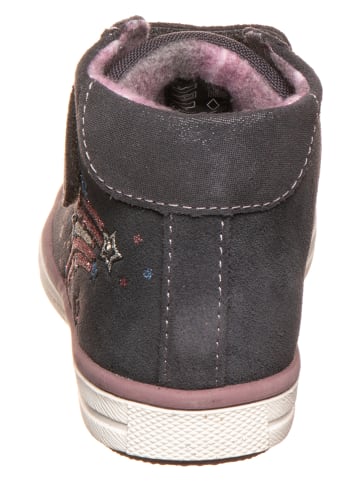 Lurchi Skórzane sneakersy "Safira" w kolorze czarnym