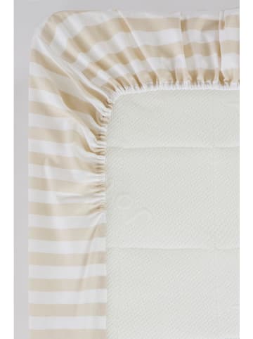 Jotex Spannbettlaken ''Kayo'' in Beige