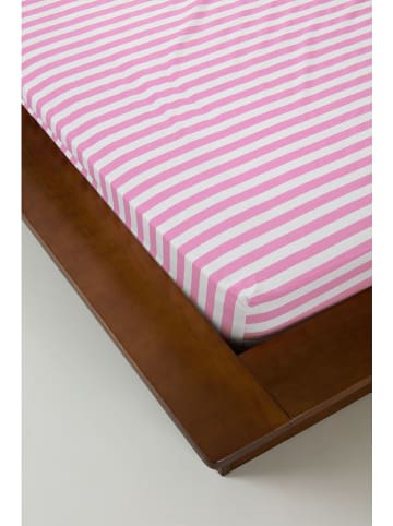 Jotex Prześcieradło "Kayo" w kolorze różowym na gumce