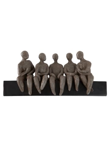 Jotex Wanddekoration ''Human Friendship'' in Grau - (B)40,6 x (H)18,5 x (T)9,3 cm