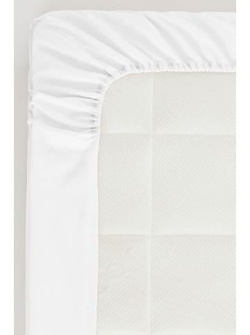 Jotex Spannbettlaken in Weiß
