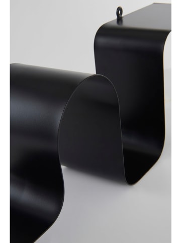 Jotex Wandregal ''Caterpillar'' in Schwarz - (B)63,5 x (H)18,5 x (T)12 cm