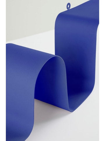 Jotex Wandregal ''Caterpillar'' in Blau - (B)63,5 x (H)18,5 x (T)12 cm